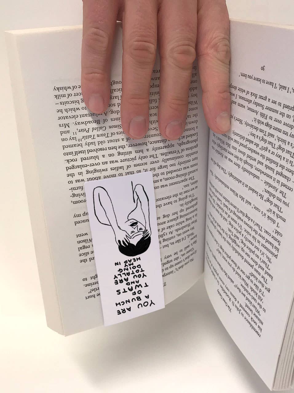 David Shrigley x Brainbox Candy - Venta al por mayor Marcapáginas - Regalo Divertido - Marcador Magnético Shrigley - Pandilla de Idiotas2