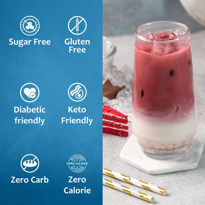 Syruvia - Wholesale Flavored Syrup - Sugar-Free Red Velvet Syrup