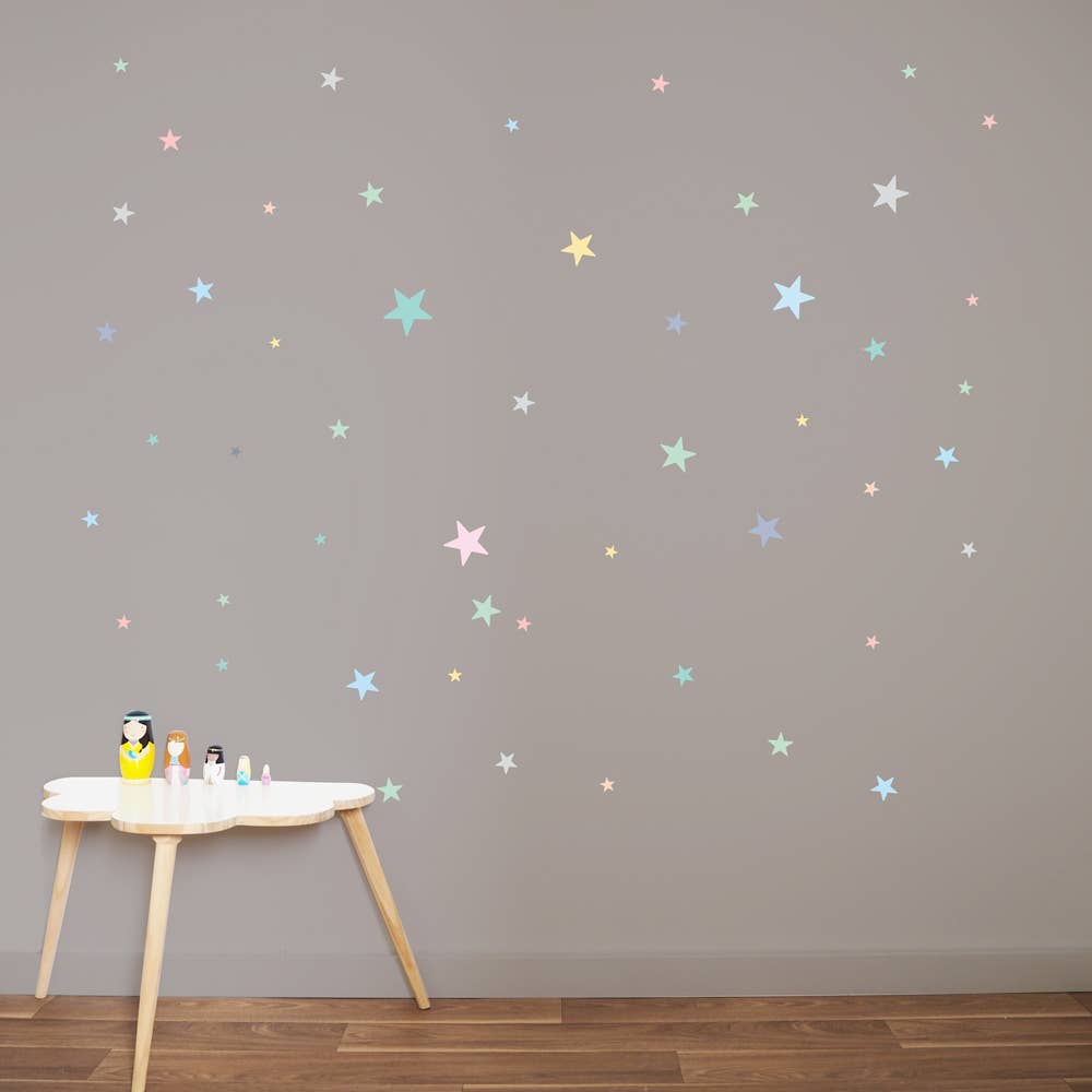 minimoi - Wholesale Wall Decor - Kids & Baby - Stickers Stars Pastel Colors2