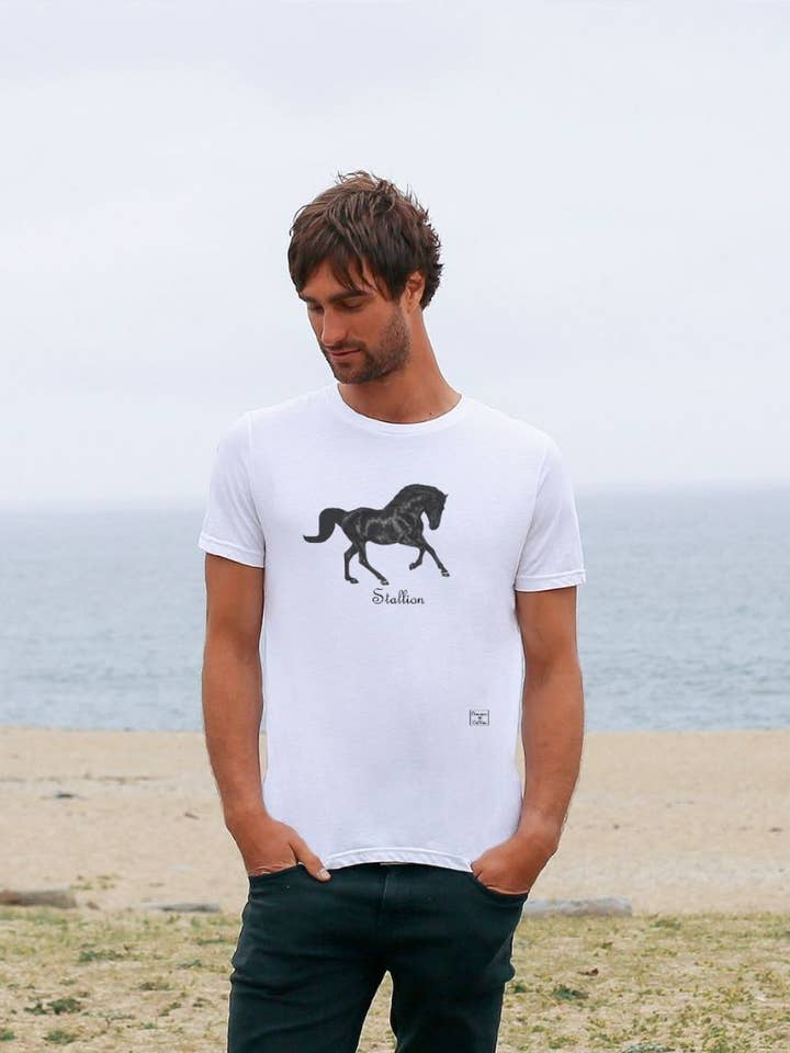 Camiseta Stallion para venta al por mayor de Outlandish Creations