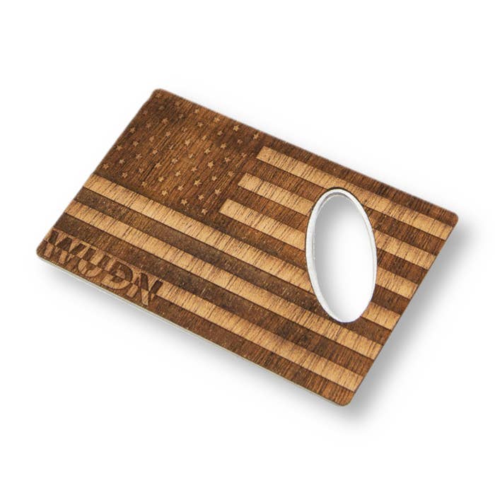 Wood & Steel Credit Card Bottle Opener and other Purchase Wholesale bottle opener insert. Free Returns & Net 60 Terms on Faire trending on Faire.