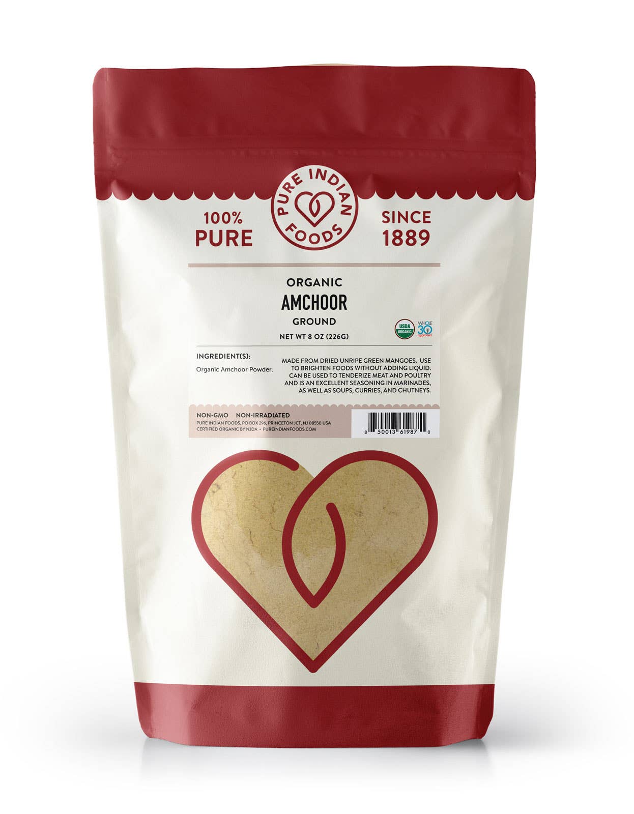 Pure Indian Foods - Wholesale Dried Spice - Amchoor Powder, Certified Organic1