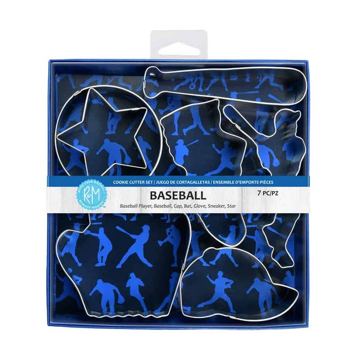 Baseball 7 PC Cookie Cutter Set for wholesale by R&M International