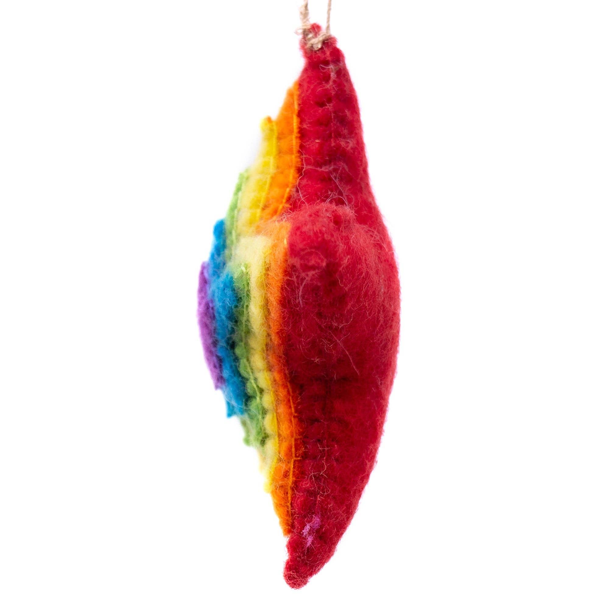 Global Crafts - Wholesale Ornament - STAR Burst Handmade Felt Ornament2