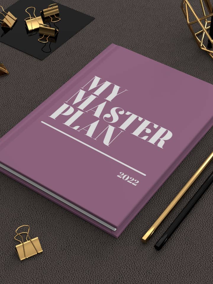 Diario de tapa dura My Master Plan para venta al por mayor de Lolita K Studio