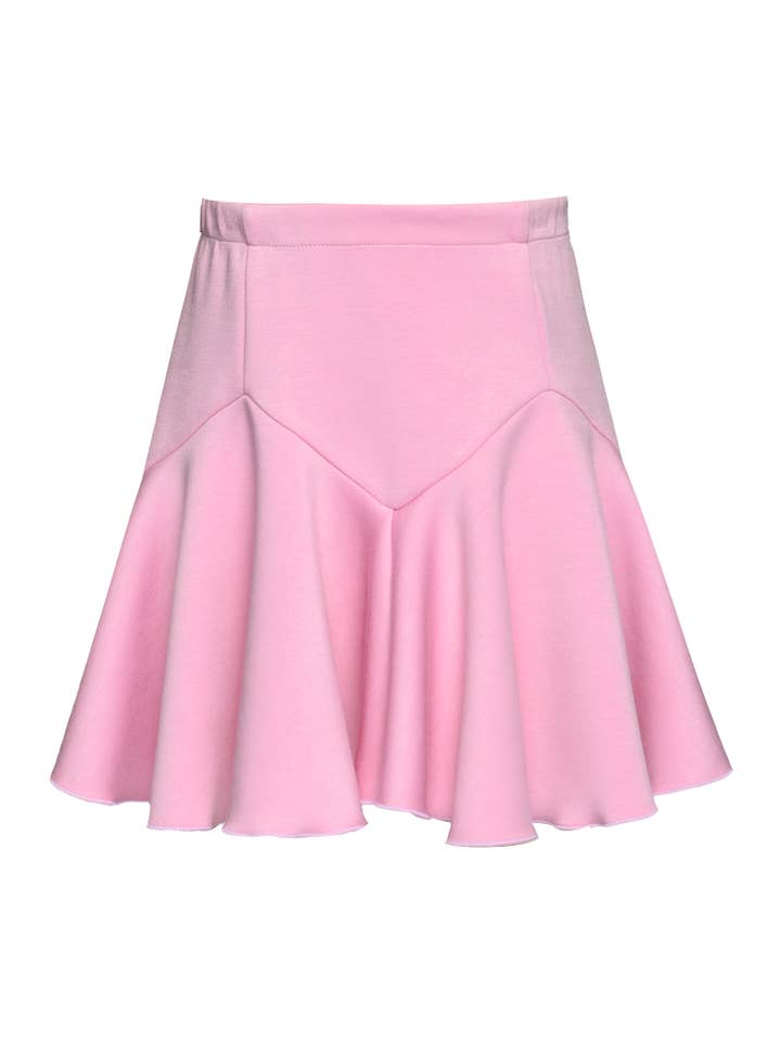 JUPE CERCLE ÉVASÉE EN SCUBA pour la vente par Hannah Banana , Baby Sara