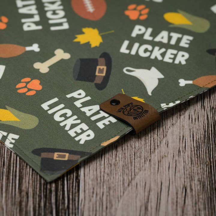 Mtn Pups Outfitter - Wholesale Pet Bandana - Dog - Plate Licker Dog Bandana4