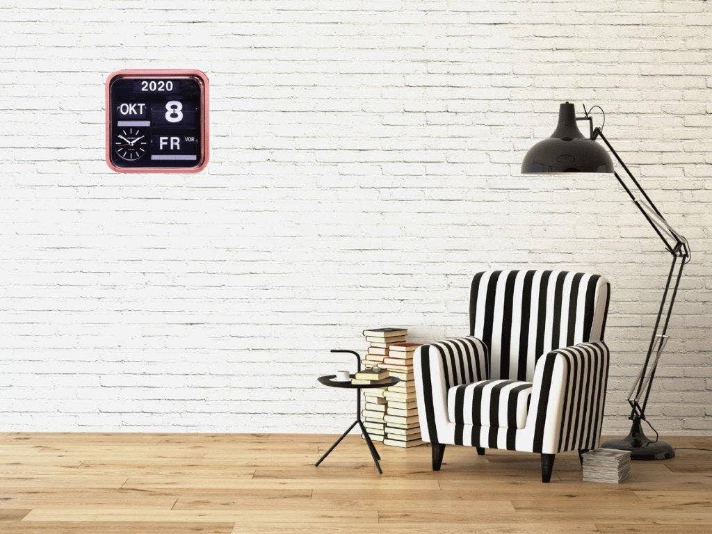 LEANSCHI – wholesale Wall clock – WALL CLOCK & YEAR CALENDAR with digital display (ENG)4