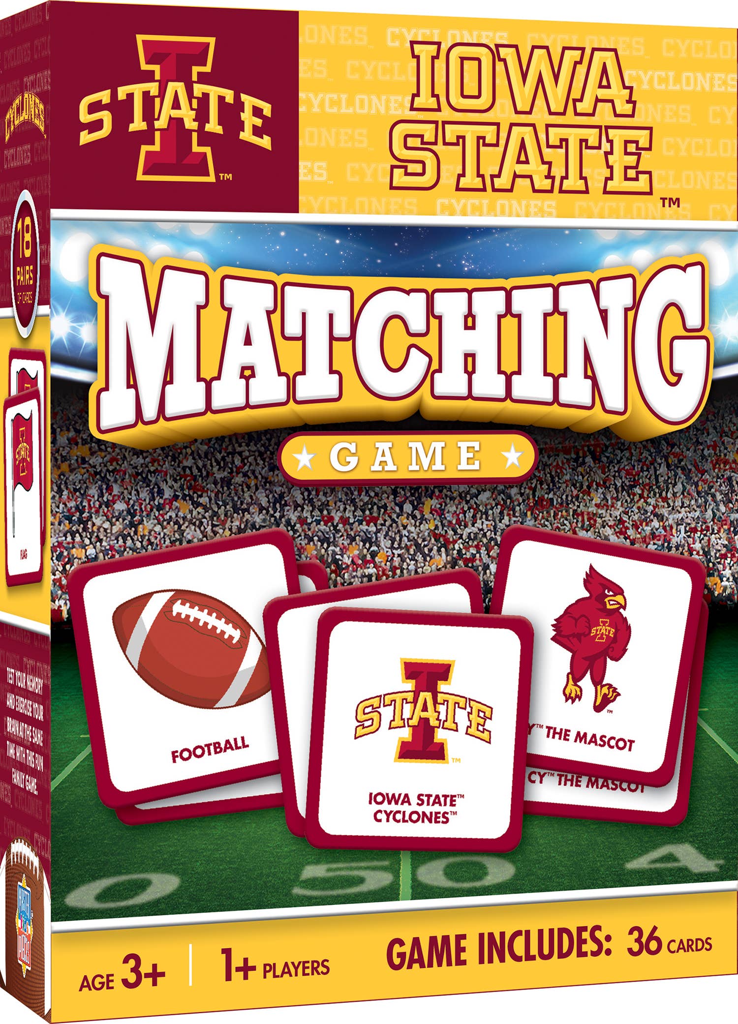 Masterpieces Puzzles - Wholesale Card Game - Iowa State Cyclones Matching Game0