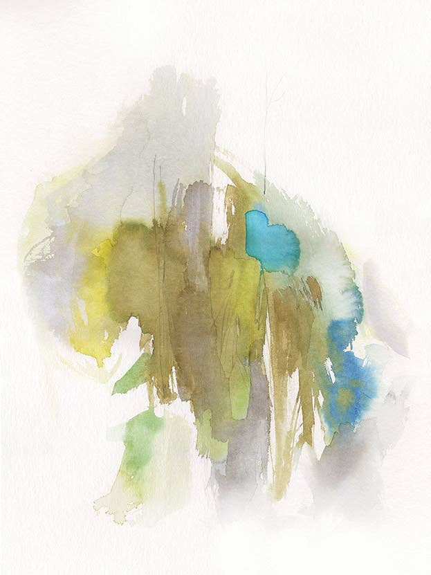 Aquarelle La Stagnation pour la vente par Araceli García Illustration