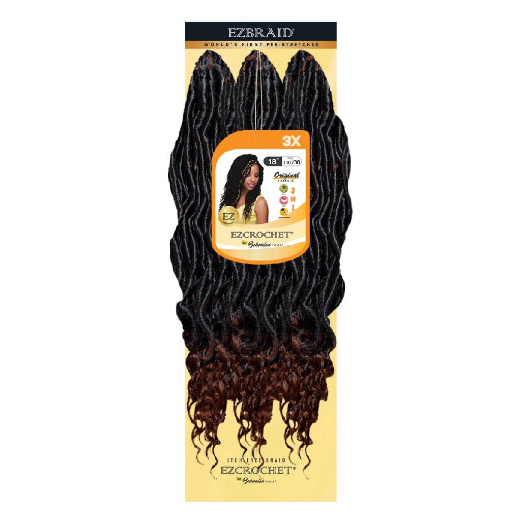 EZBRAID UK - Wholesale Hair Extensions - Bohemian LOCS 18" - 3X VALUE8