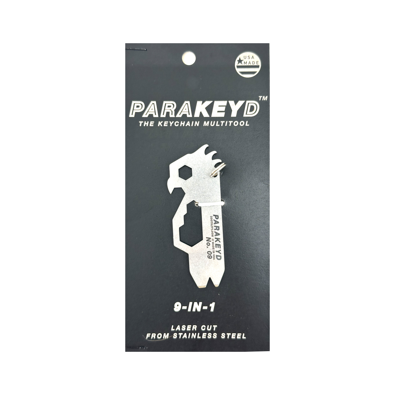 Zootility - Wholesale Handy Tool - ParaKEYd™ 9-in-1 Multi-Tool1