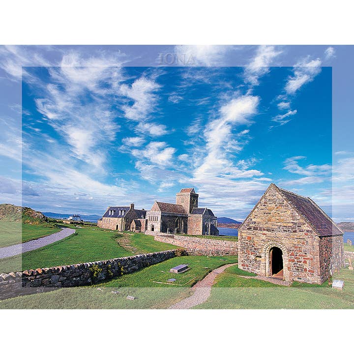 Large Greeting Card Iona Abbey for wholesale by Island Blue Publishing