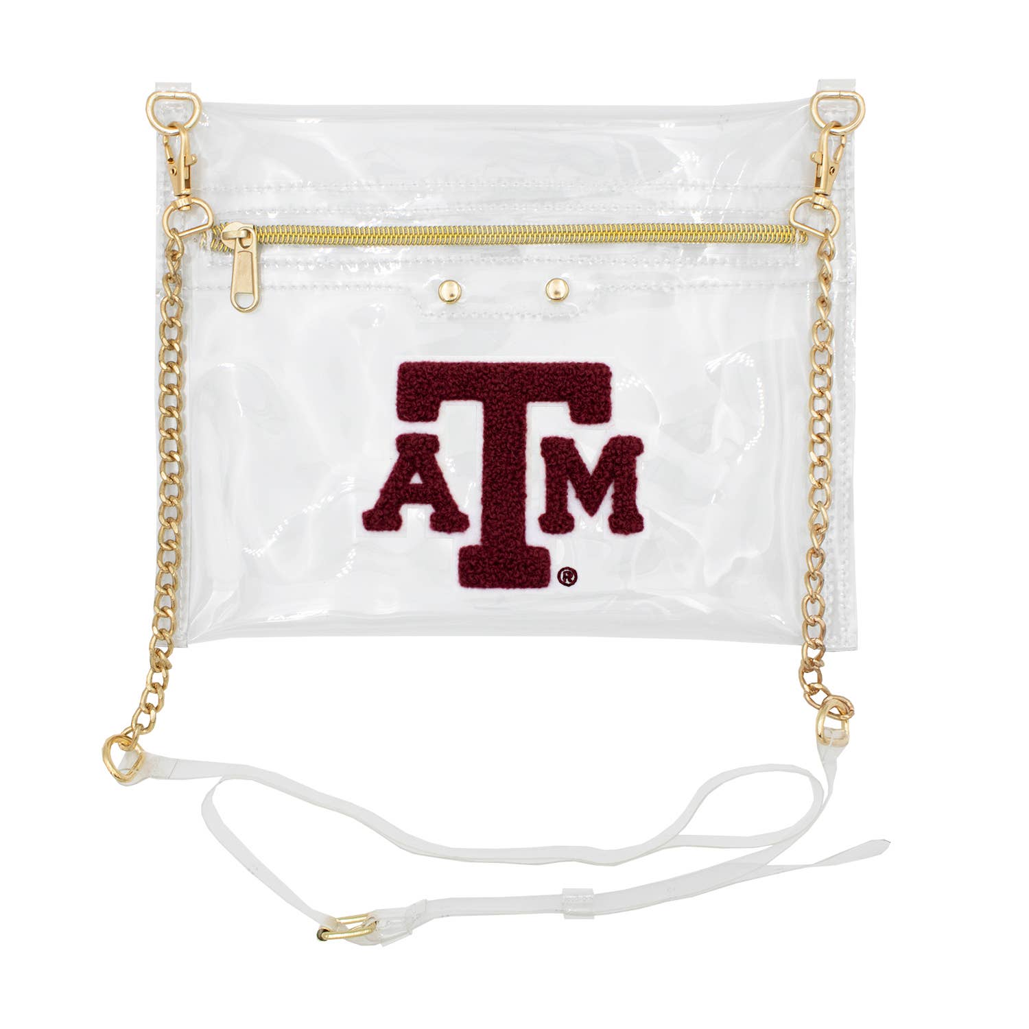 Capri Designs - Wholesale Crossbody Bag - Women's - VARSITY PATCH FLAT CROSSBODY16