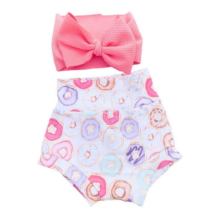 Tiny toes Baby Co – Conjunto de roupa - Bebé por atacado – Conjunto de Bummies Oh So Sweet Donut2