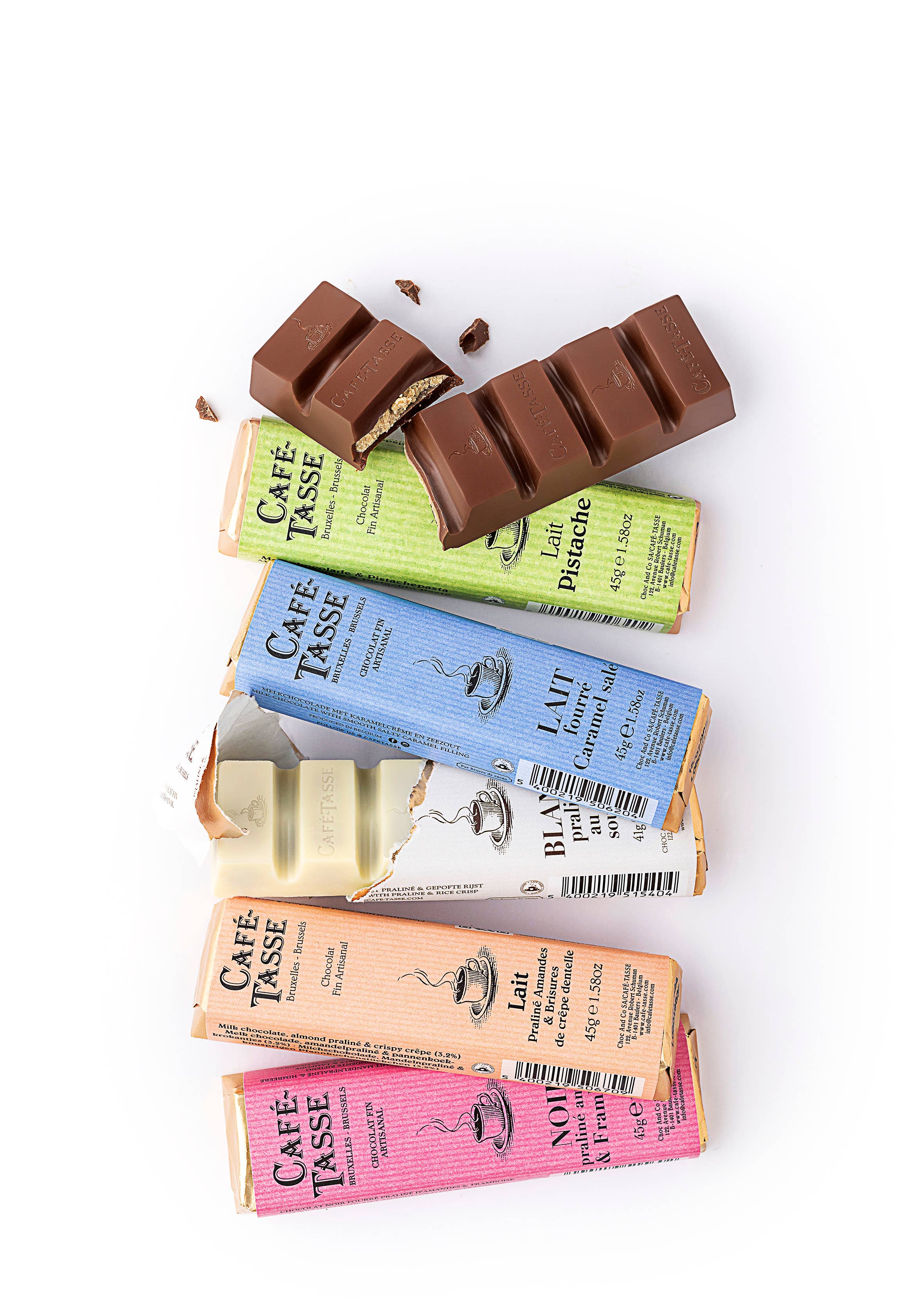 Café-Tasse - Wholesale Chocolate - Salted Caramel Milk Chocolate Bar1