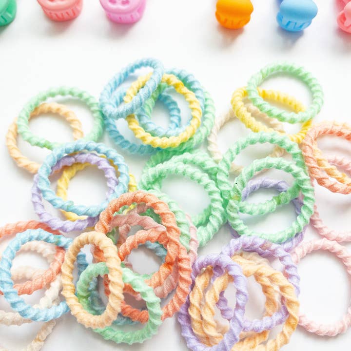 Eggy Cakes - Wholesale Hair Clip - Kids - Bears & Bunnies Hair Claw & Tie Set7