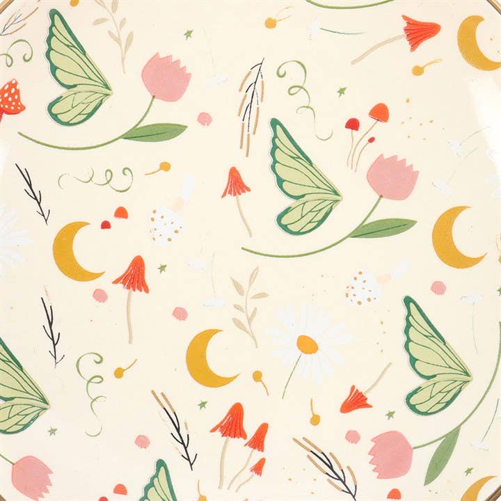 Something Different Wholesale - Wholesale Jewellery dish - Fairy Folklore Print Trinket Dish3