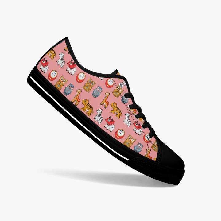 Oh Pote – wholesale Lifestyle trainers – Women′s – Myanmar Traditional Toys #2.0 Low-top Canvas Shoes