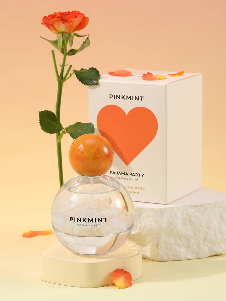 Pajama Party Room Spray Crystal Infused  for wholesale by Pinkmint Candle