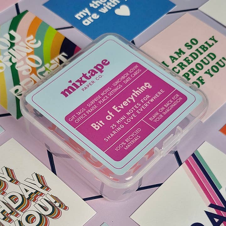 BIT OF EVERYTHING ✨ mini notes for wholesale by Mixtape Paper Co.