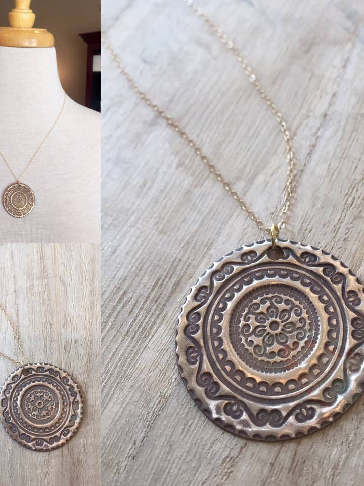 Mandala Necklace for wholesale by Adorn