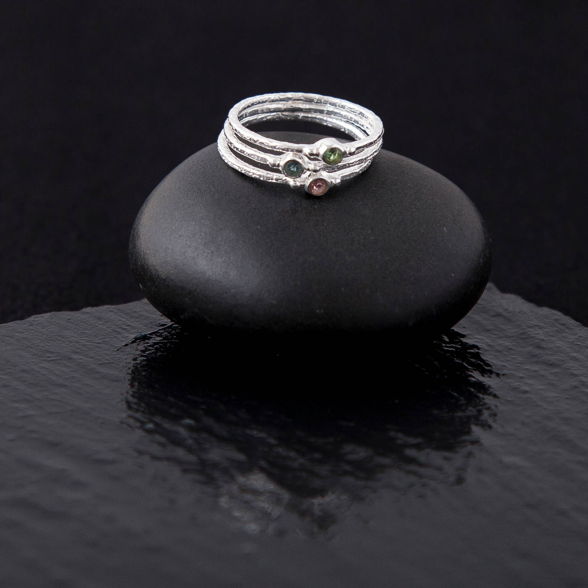 Baizaar - Vente Parures de bijoux - Ensemble d'empileurs en argent sterling2