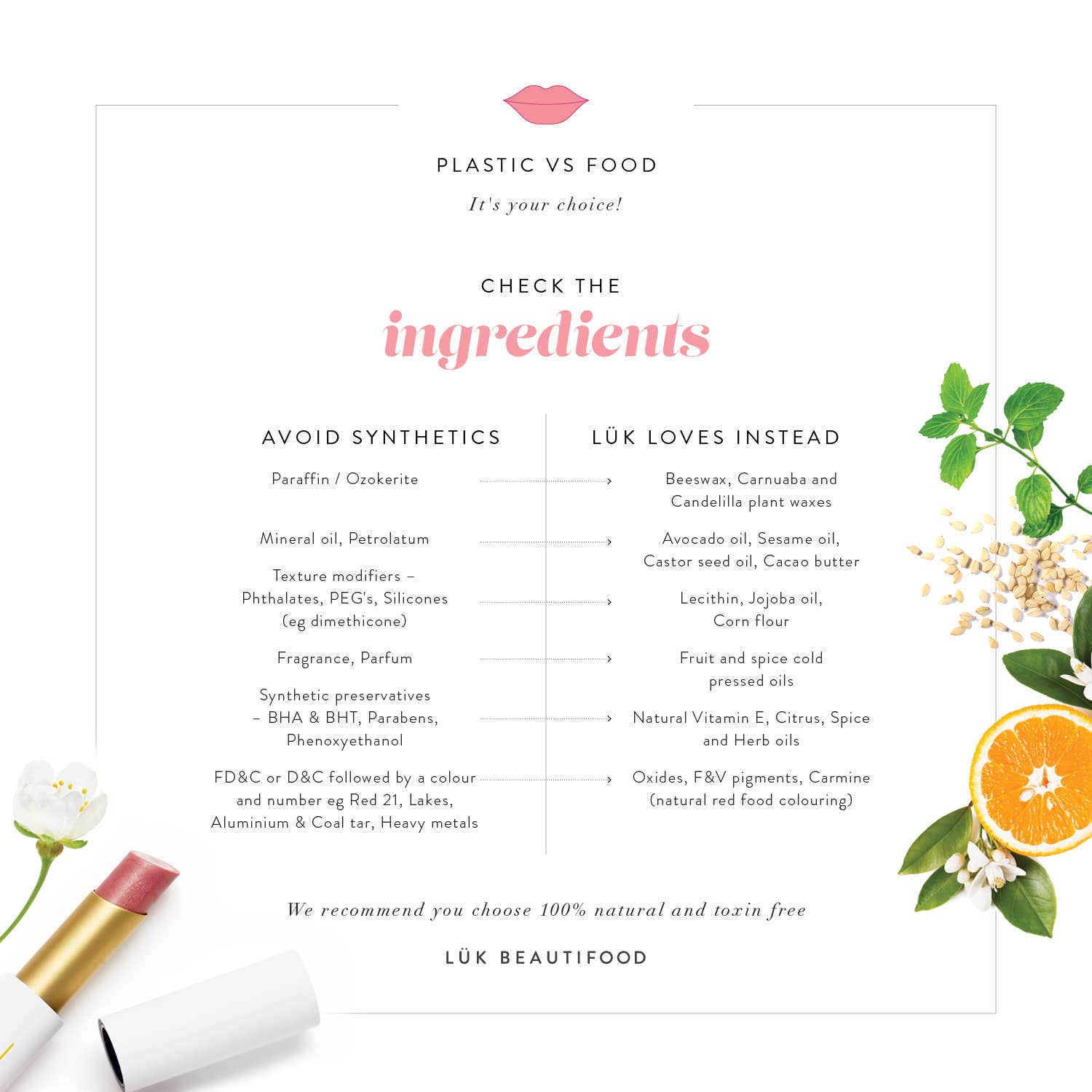 LÜK BEAUTIFOOD [🇦🇺 AUS + USA🇺🇸] - Wholesale Lipstick - Lip Nourish™ Sheer Lipstick - Pink Juniper10