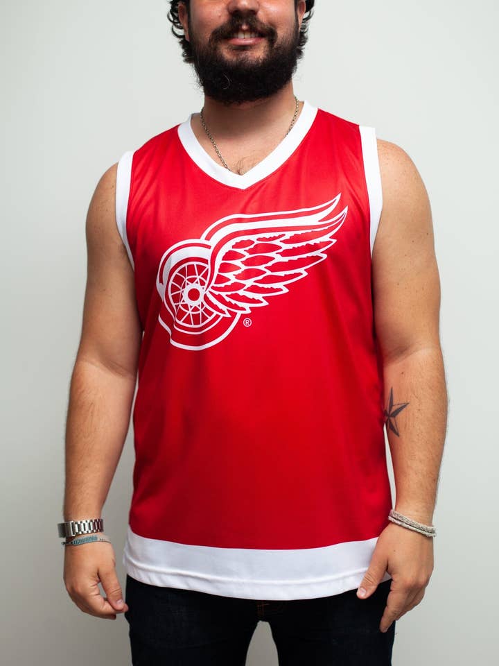 Tanque de hockey Detroit Red Wings para venta al por mayor de Bench Clearers