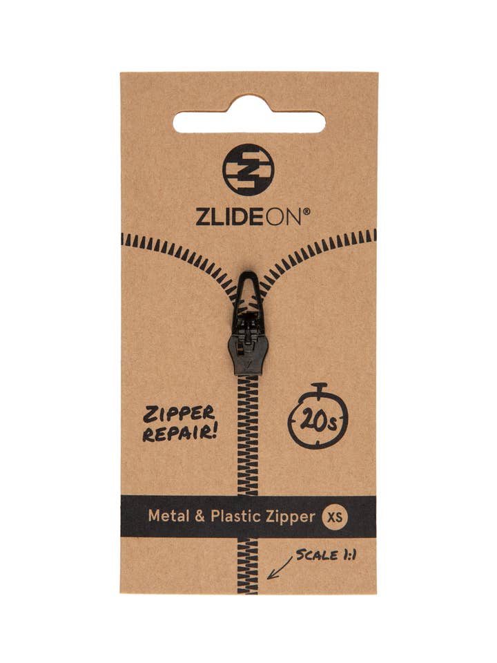 Metal & Plastic Zipper XS for wholesale by Zip Clip Solutions AB