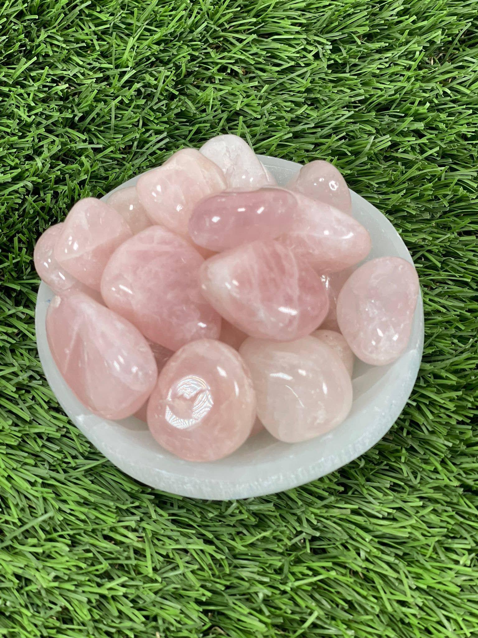 CaNatureLover – Pedra/cristal espiritual por atacado – QUARTZO ROSA TUMBLADO/QUARTZO ROSA/CRISTAL DE12