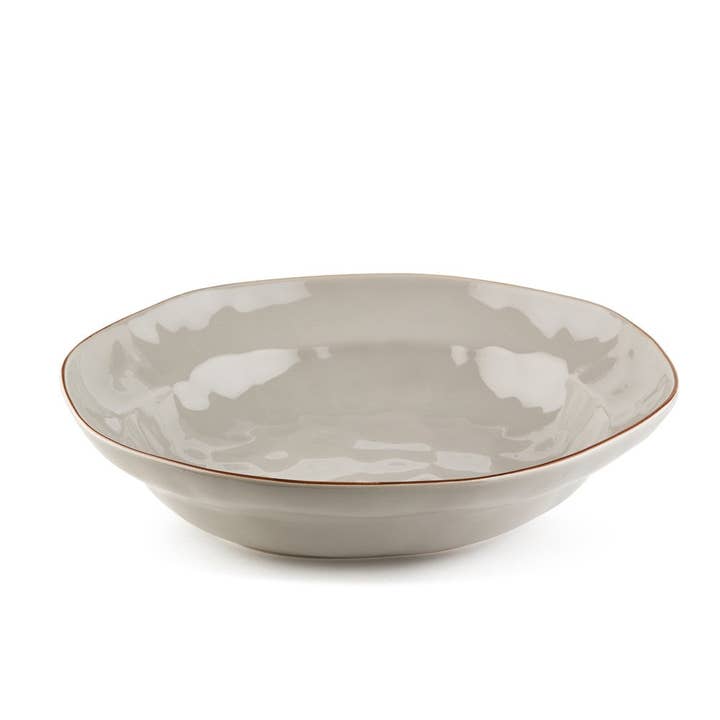 Cantaria Large Serving Bowl Greige for wholesale by Skyros Designs