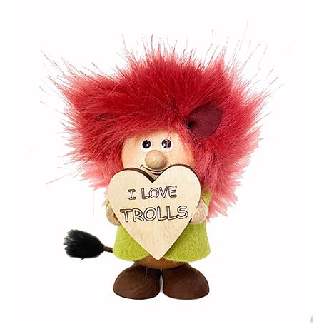 Nordic Dreams - Wholesale Decorative Tabletop Object - Troll with I LOVE TROLLS