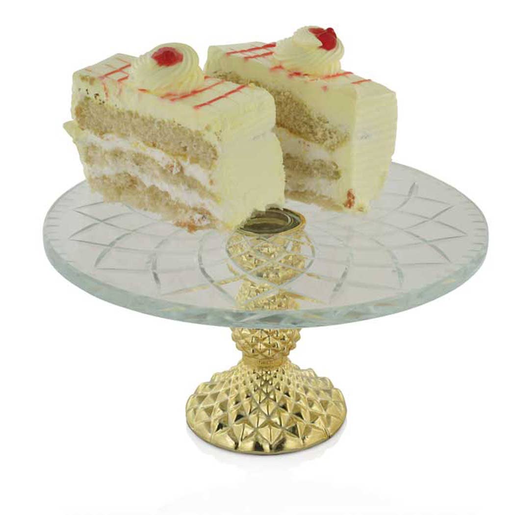 Clear Diamond Cake Stand S for wholesale on Faire1