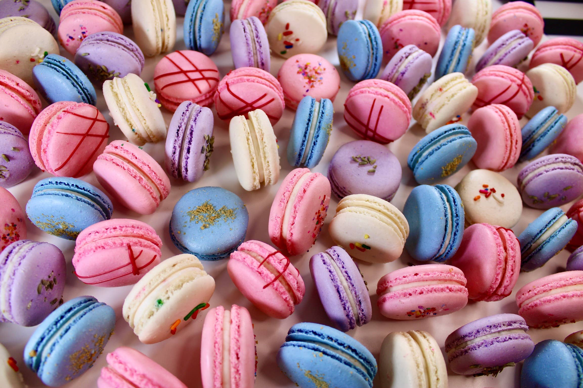 Savor Patisserie - Wholesale Cookie - The Unicorn Collection - (100) Bulk French Macarons2
