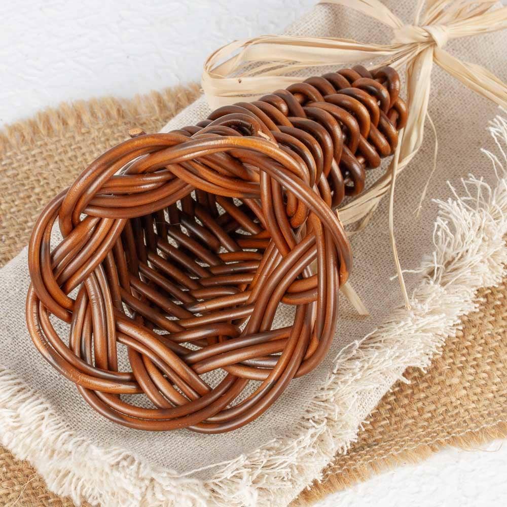 Factory Direct Craft - Wholesale Basket - 4" Mini Thanksgiving Cornucopia Horn of Plenty Basket 1