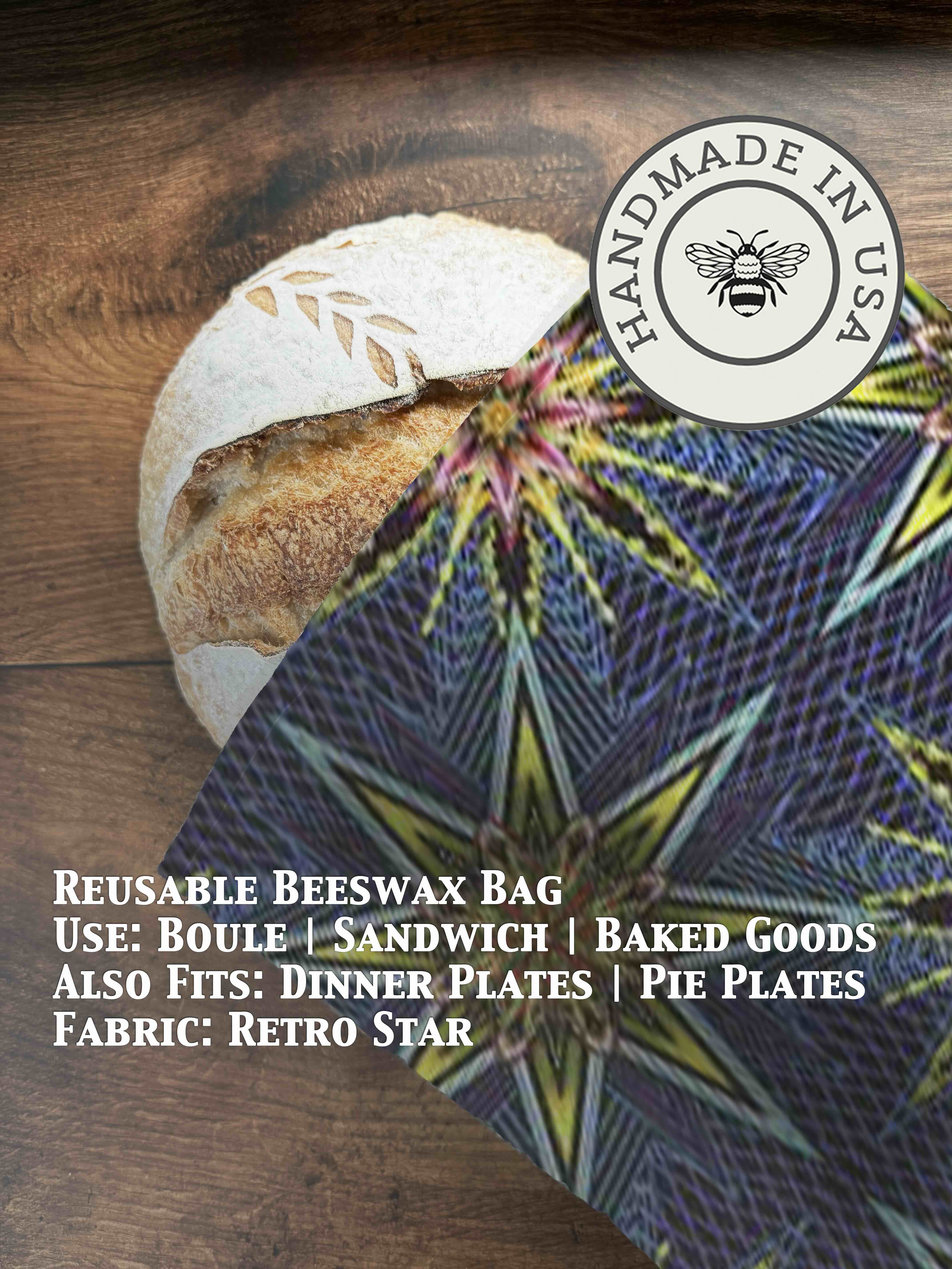 Five Oaks Farm – Großhandel Verpackung/Beutel zur Aufbewahrung von Lebensmitteln – Brotbeutel | Bienenwachsbeschichtet15