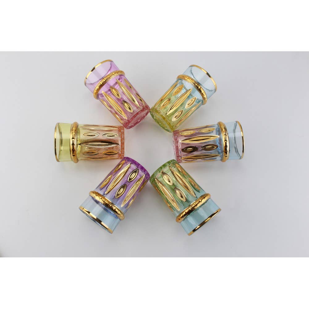 AULICA - Wholesale Coffee/Tea Cup - Oriental tea cups 6 colors - set of 62