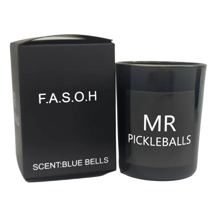 ENSEMBLE DE 3 BOUGIES MR PICKLEBALLS pour la vente par rich girl on vacation