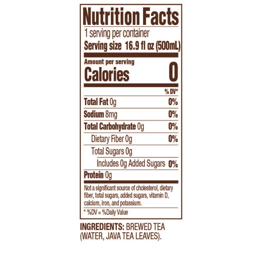 Crystal Geyser Water Company - Wholesale Iced Tea - Tejava Original Unsweetened Black Iced Tea (pack of 12)6