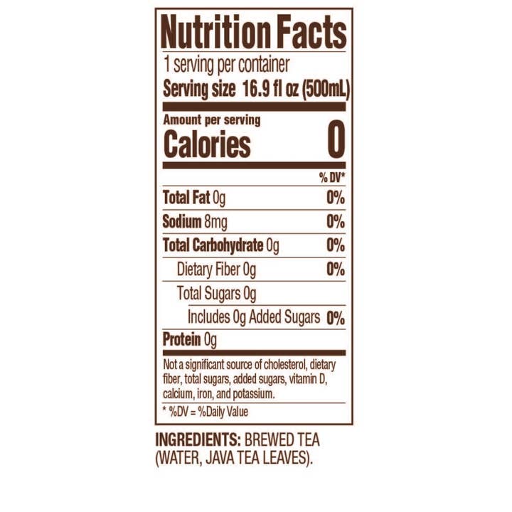 Crystal Geyser Water Company - Wholesale Iced Tea - Tejava Original Unsweetened Black Iced Tea (pack of 12)6