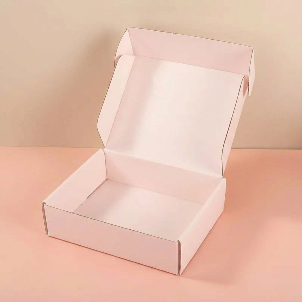 ByHome - Wholesale Gift Box - 50pc, 4 sizes Pink corrugated cardboard mailing shipping box7