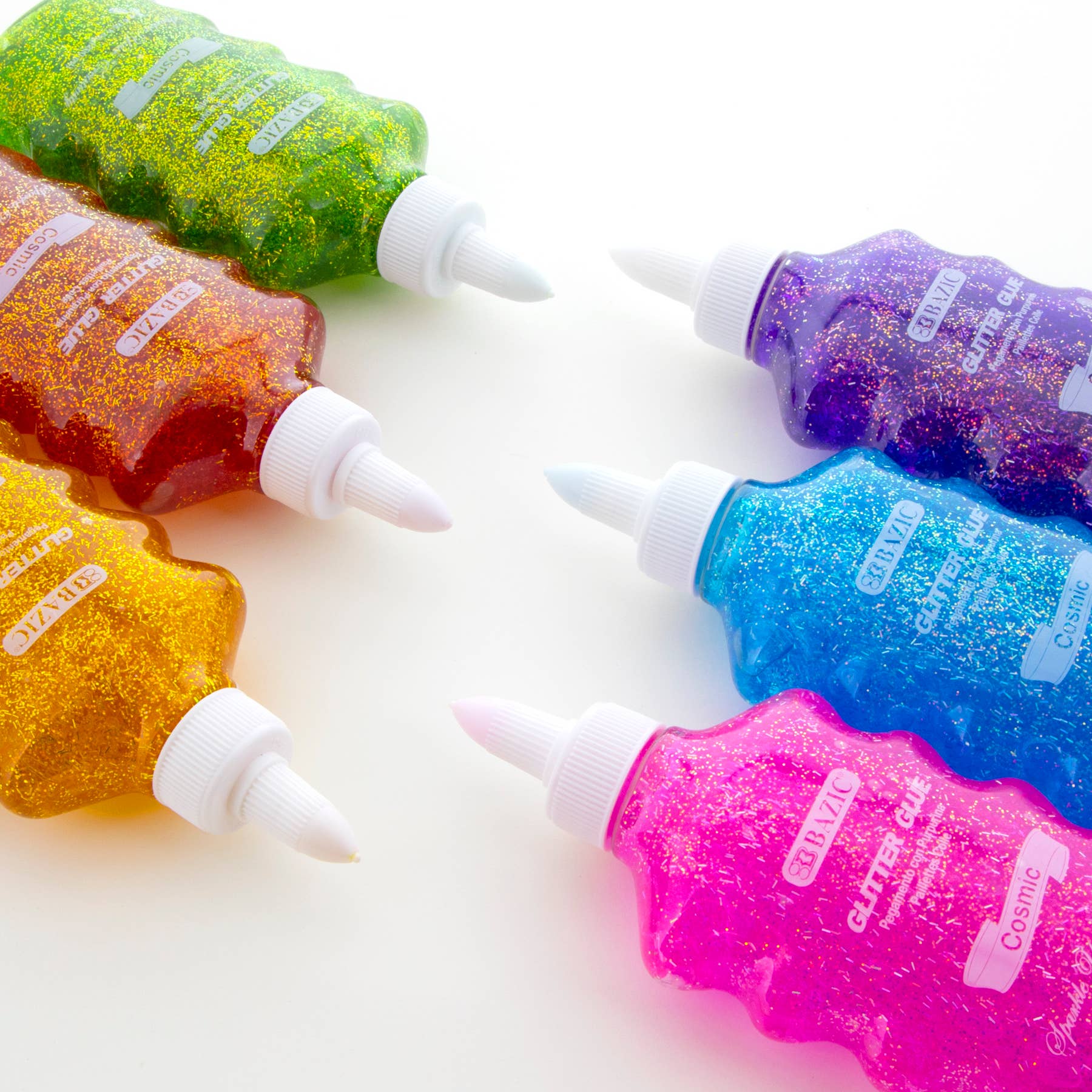 BAZIC Products - Wholesale Glitter - Glitter Glue Cosmic Series 6.76 Oz. (200 mL)6