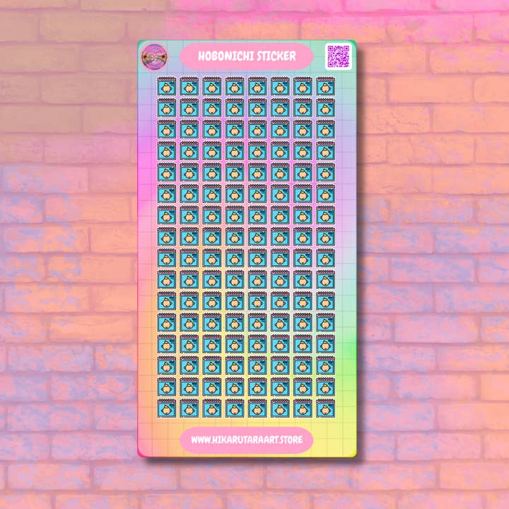 Hikaru Tara Art Arst & Craft Gift Shop - Wholesale Sticker - Hobonichi Cousin Kids Appointment Tab Sticker Sheet