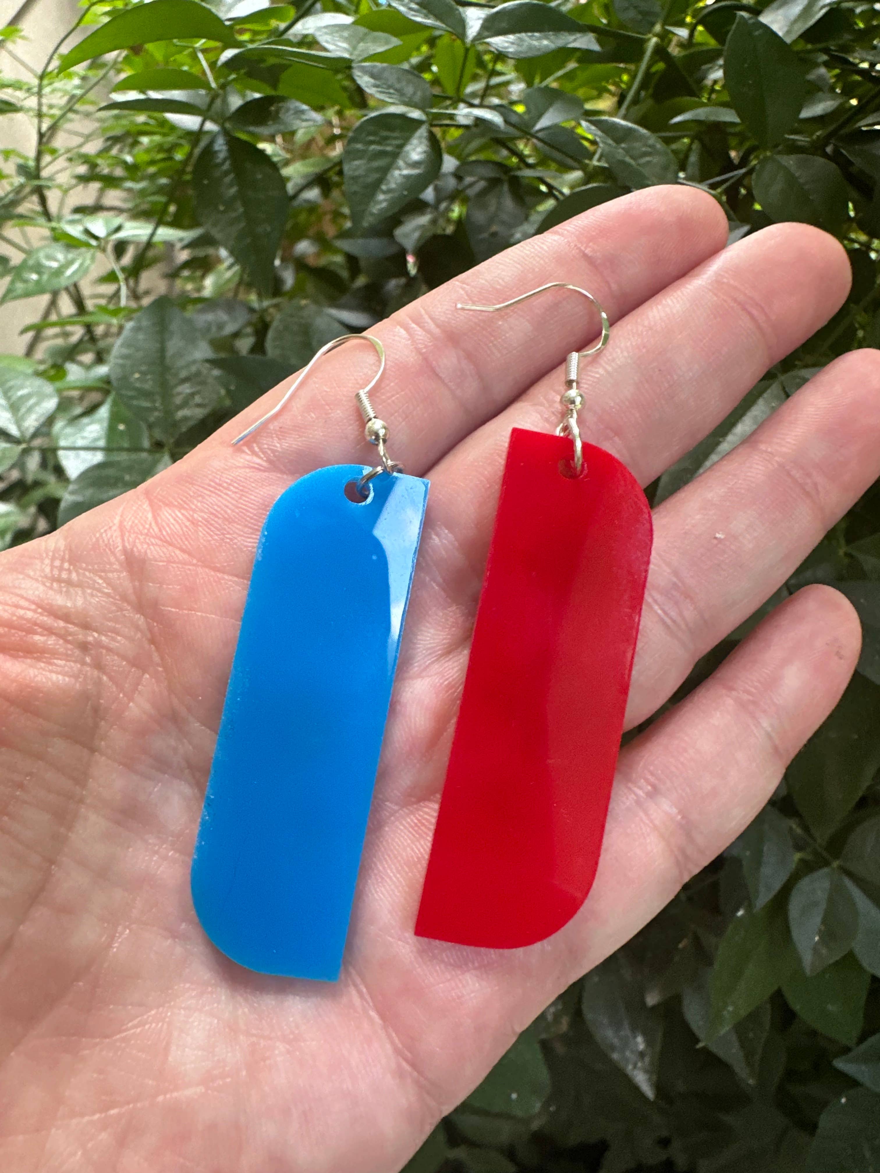 Quirky Bird - Wholesale Dangle Earrings - nintendo switch controller earrings4