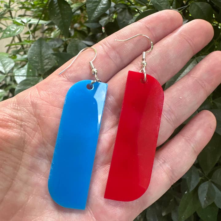 Quirky Bird - Wholesale Dangle Earrings - nintendo switch controller earrings4