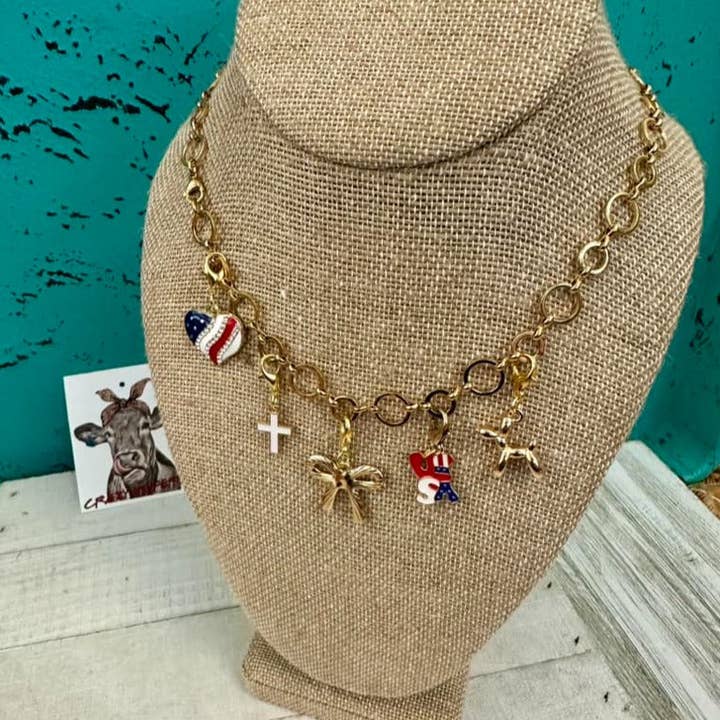 Crazy Heifers Wholesale - Wholesale Individual Charm/Pendant - Clip-on Charms Gold Tone53