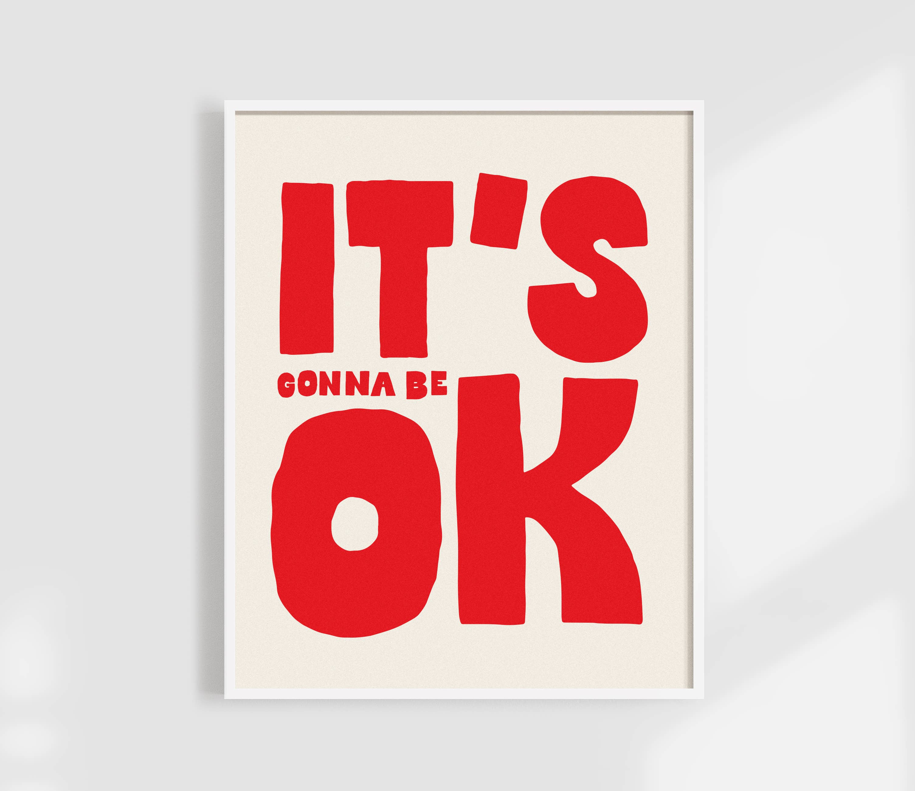 Kuku Studio - Wholesale Art Print - It's All Gonnna Be OK Print 0
