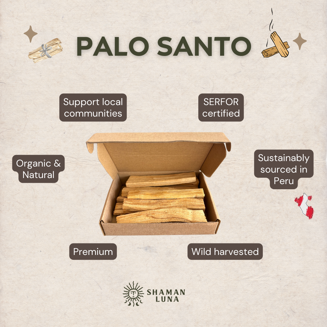 Zoe Artcrafts Corp. - Wholesale Smudge Stick - Sticks Palo Santo 3.53Oz Peru, smudging, natural incense5