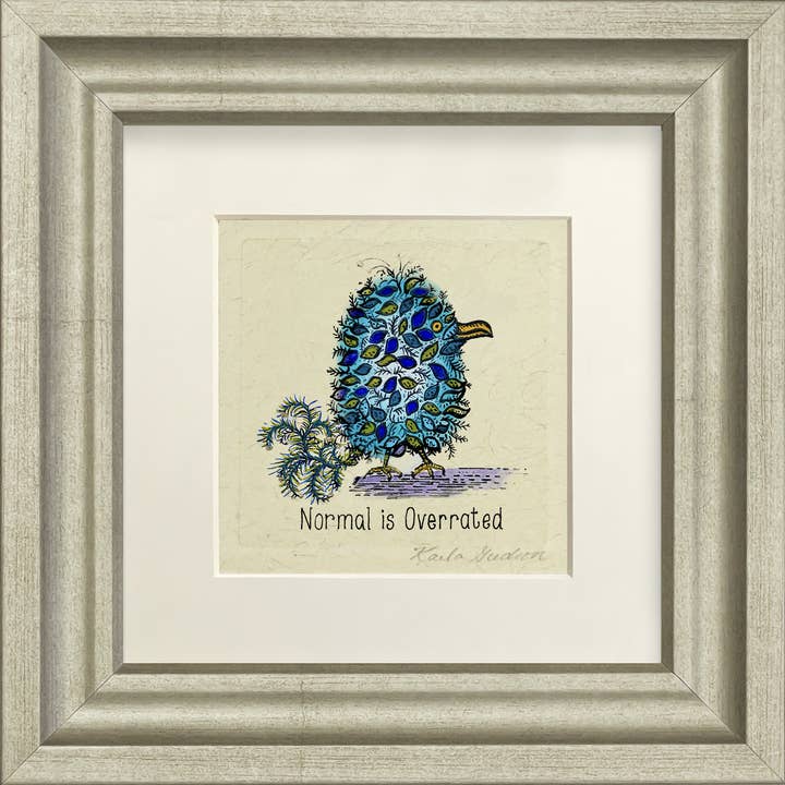 WLO - La normalité est surestimée pour la vente par Karla Gudeon Art & Design